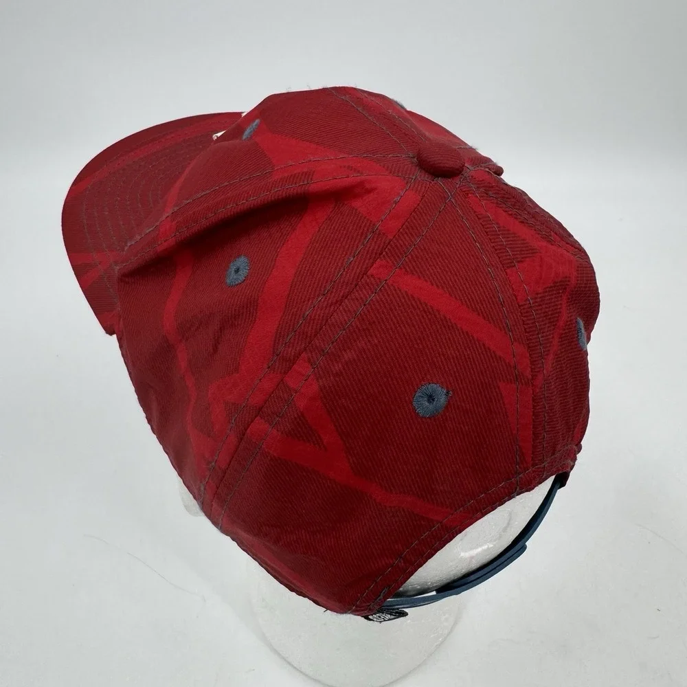 Nike SB Adjustable SNAPBACK Hat RED & WHITE RIPSTOP MATERIAL Youth‎ Skating